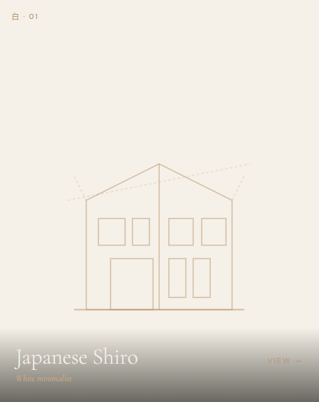 Japanese Shiro — White minimalism